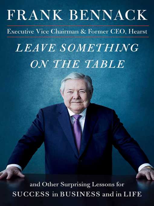 Cover image for Leave Something on the Table